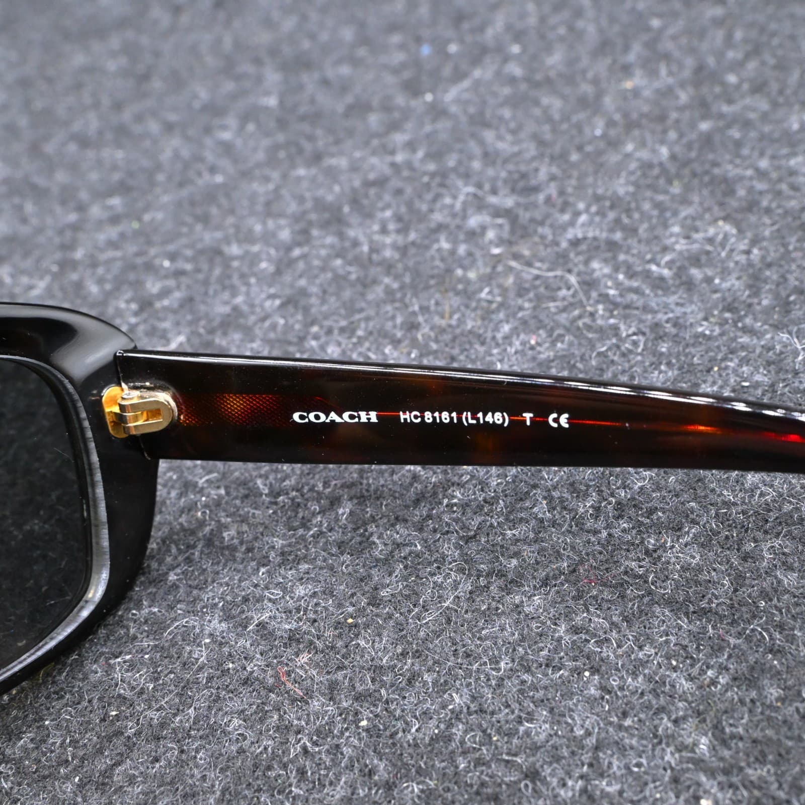 Coach Women Sunglasses Hc8161 512013 Dark Tortoise W/ Black Lens - Thumbnail 9