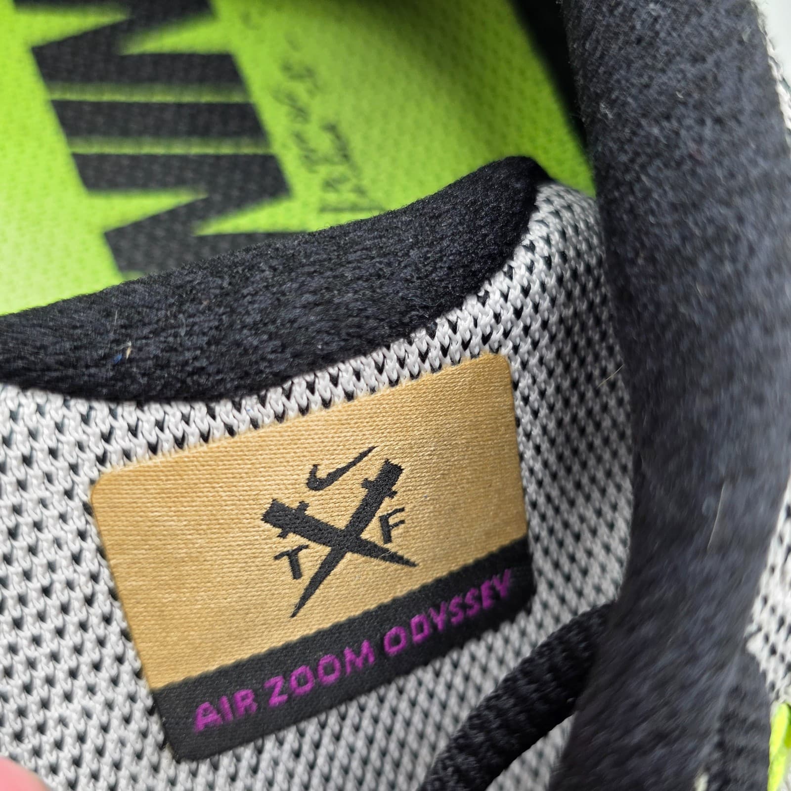 Nike Air Zoom Odyssey Mens Size 12 White Volt Athletic Running Shoes Sneakers - Thumbnail 6