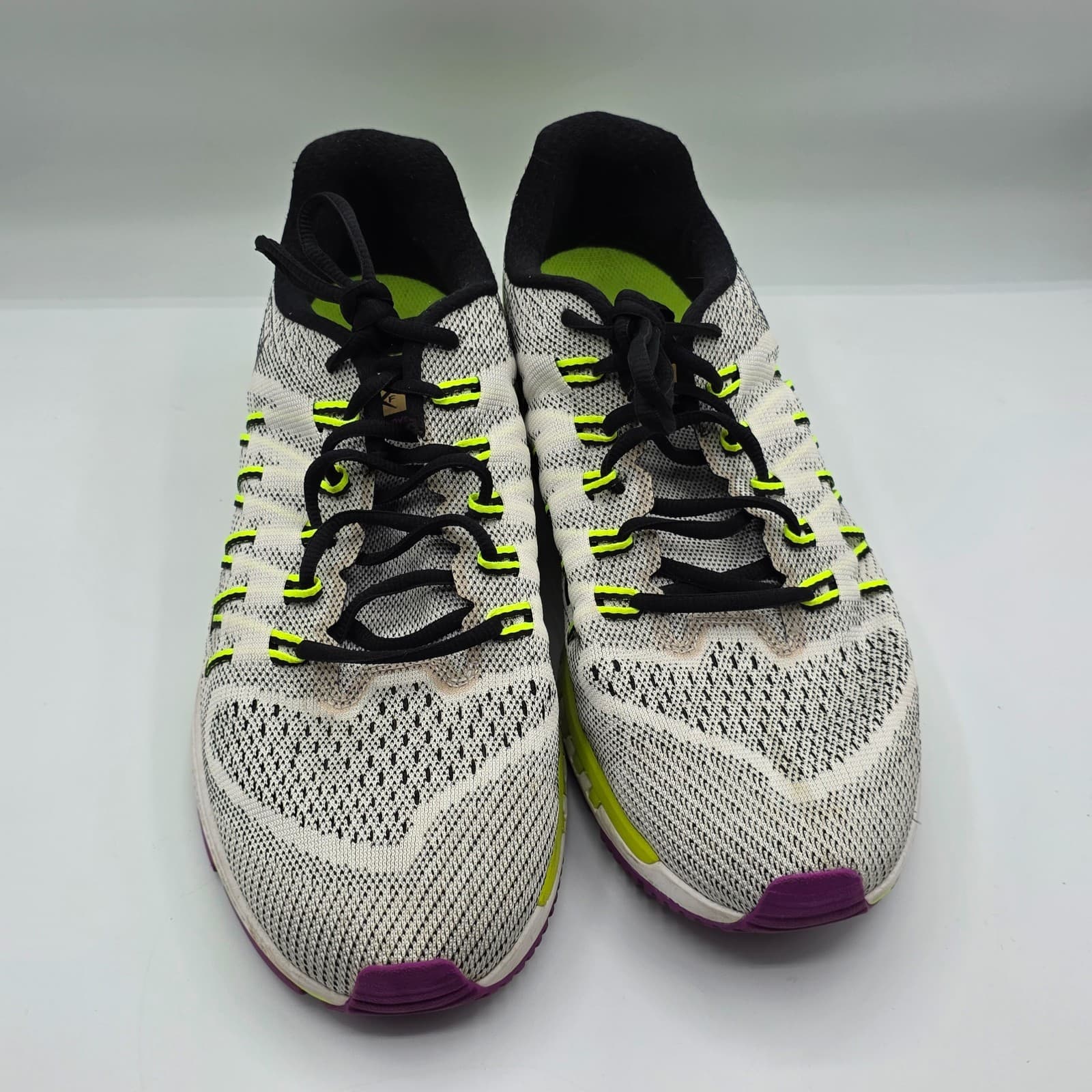 Nike Air Zoom Odyssey Mens Size 12 White Volt Athletic Running Shoes Sneakers - Thumbnail 11