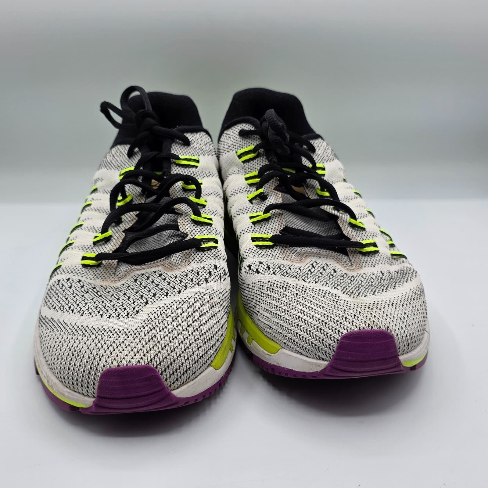 Nike Air Zoom Odyssey Mens Size 12 White Volt Athletic Running Shoes Sneakers - Thumbnail 3