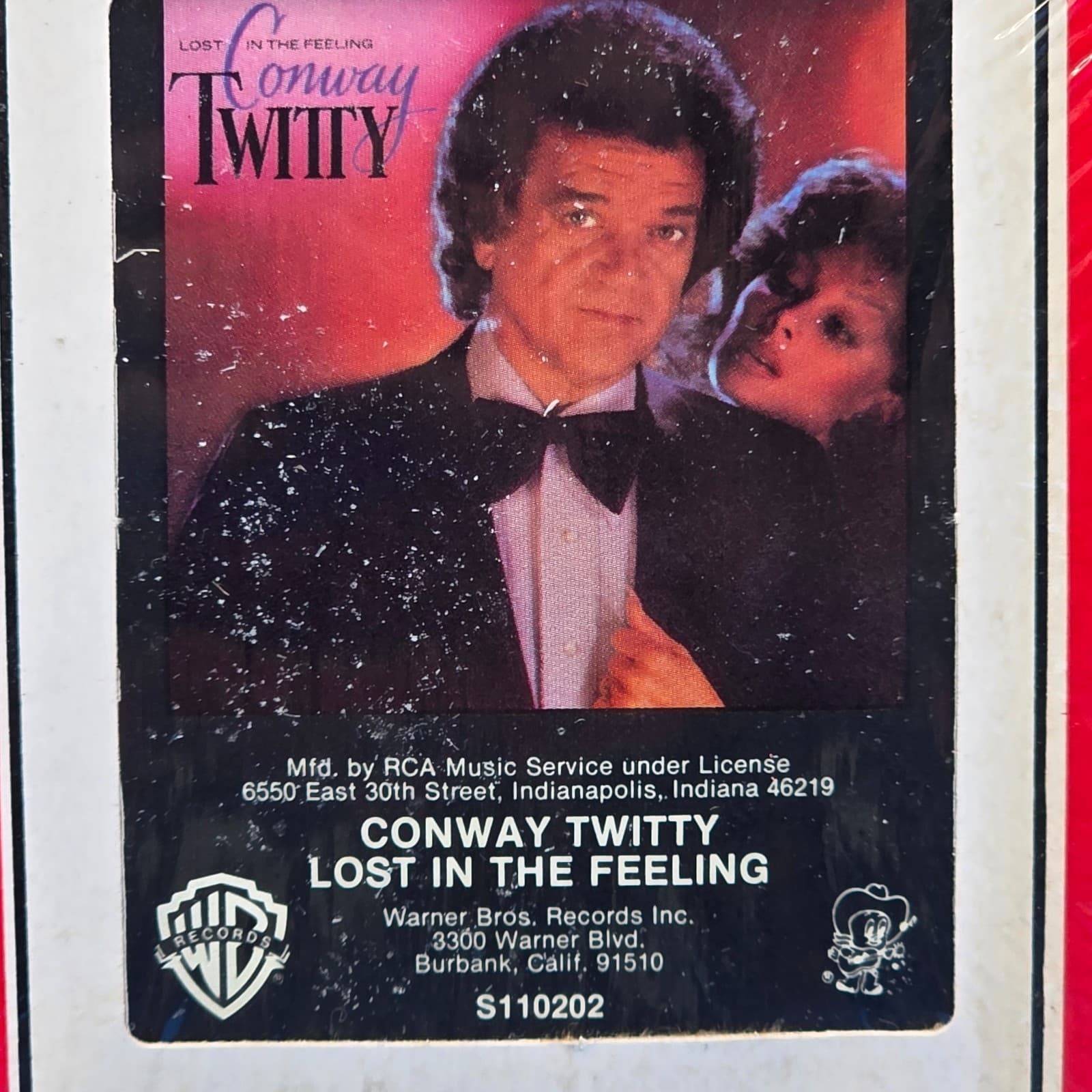 Conway Twitty - Lost in the Feeling - 8 Track Tape - New and Still Sealed - Thumbnail 2
