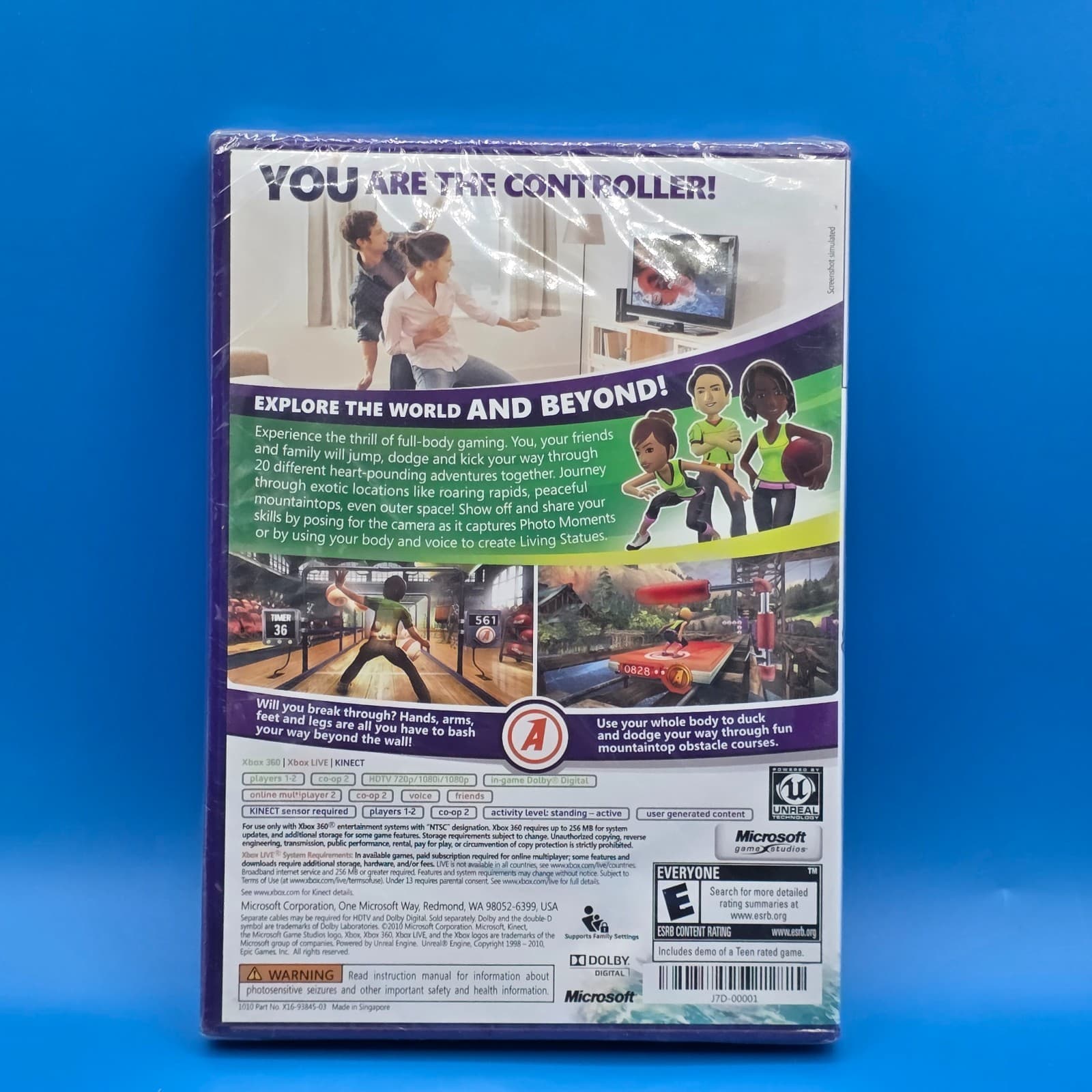 Kinect Adventures! for Microsoft Xbox 360 BRAND NEW FACTORY SEALED - Thumbnail 3