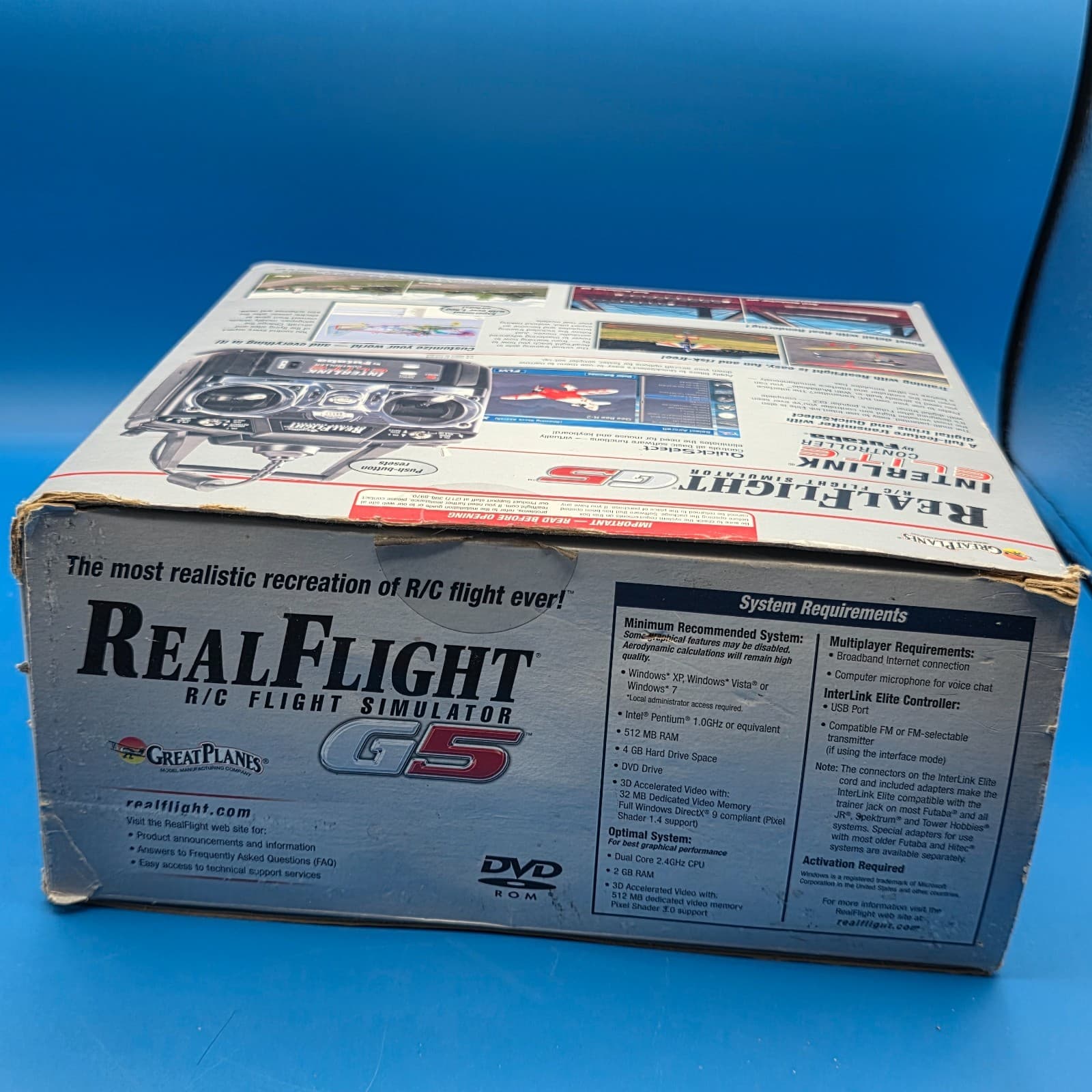 REALFLIGHT G5 w/ Interlink Controller RC Remote Control Simulator 2009 - Thumbnail 2