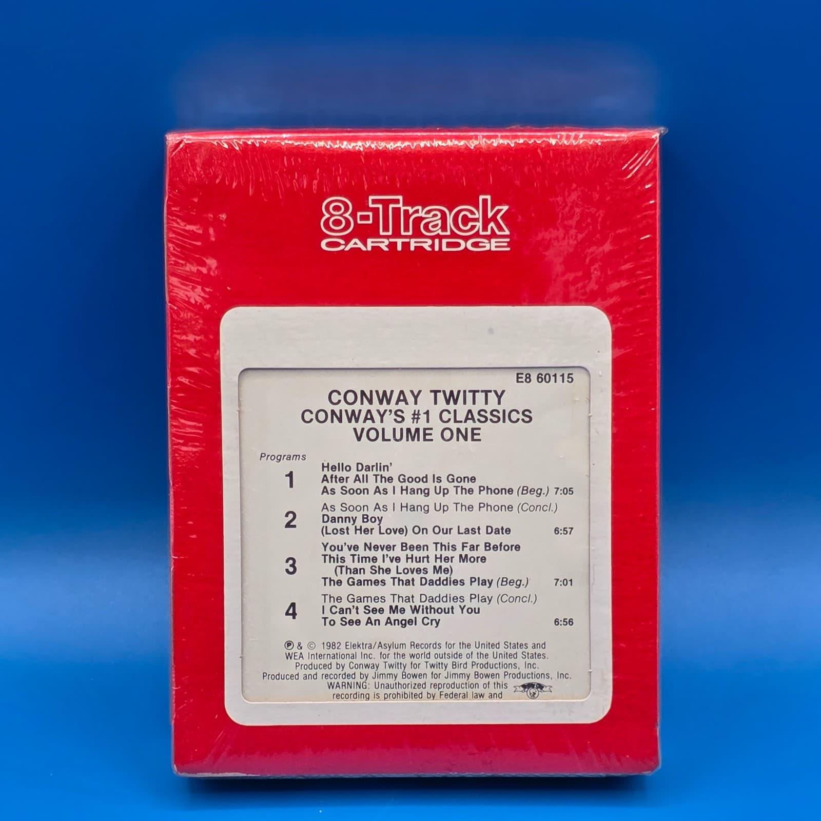 NEW SEALED CONWAY TWITTY: Conway's #1 Classics - Volume 1 -9140 8 Track Tape - Thumbnail 3