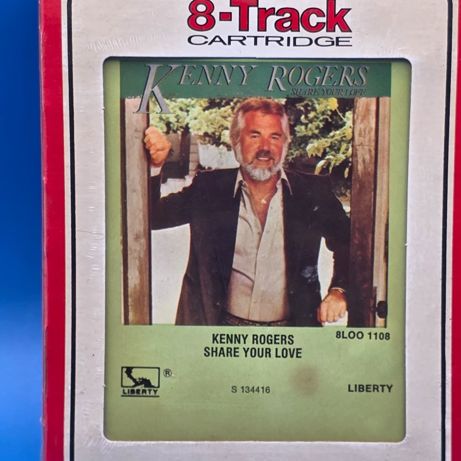 Kenny Rogers Share Your Love S134416 Factory Sealed 8 Track Tape 1981 - Thumbnail 6