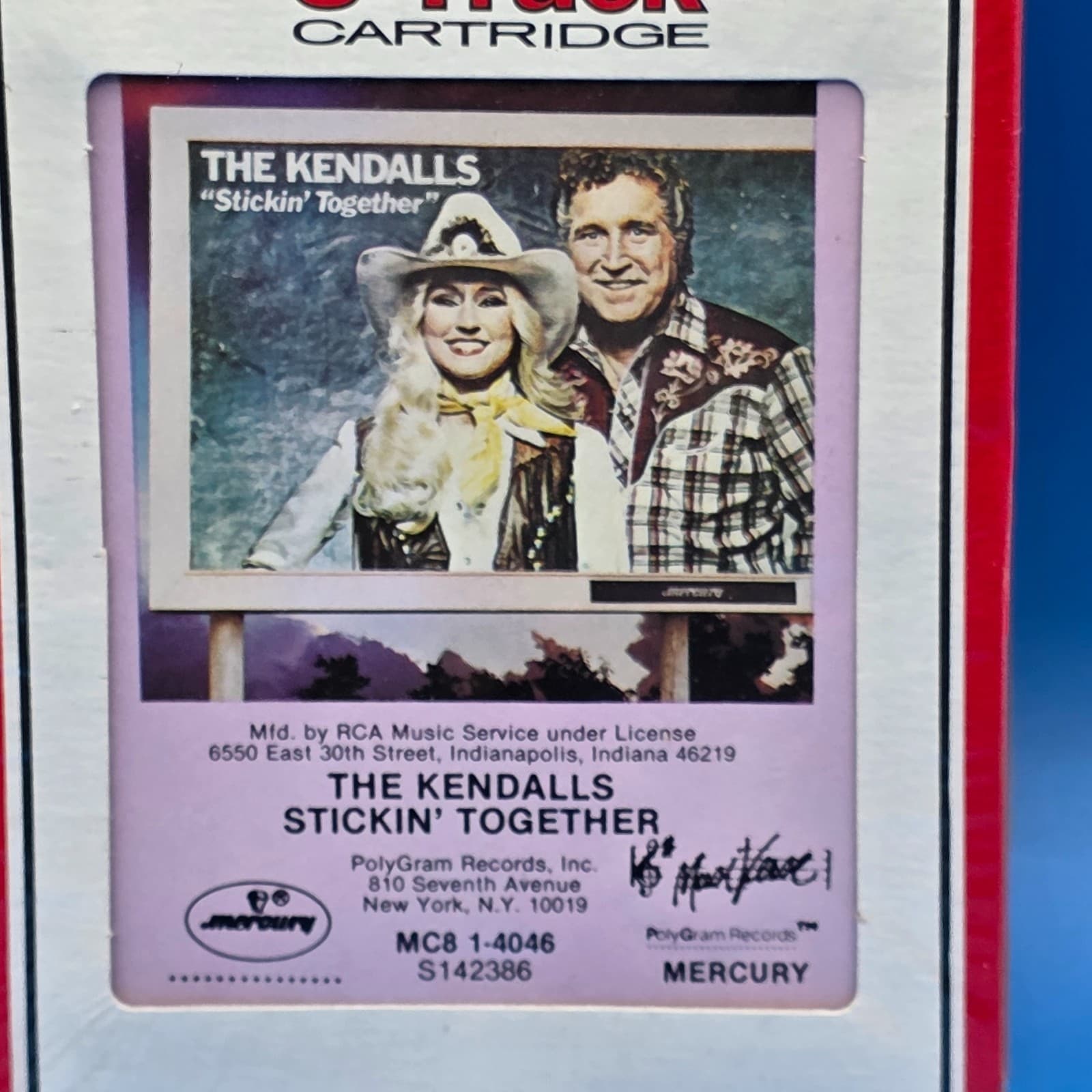 The Kendalls - Stickin' Together 8-Track SEALED Mercury 1982 - Thumbnail 2