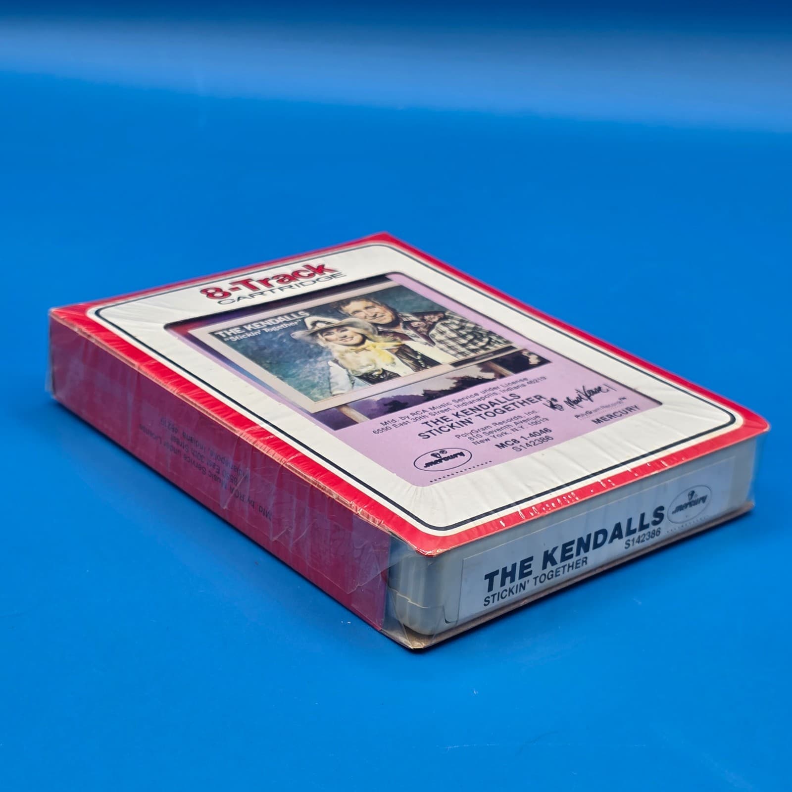 The Kendalls - Stickin' Together 8-Track SEALED Mercury 1982 - Thumbnail 4