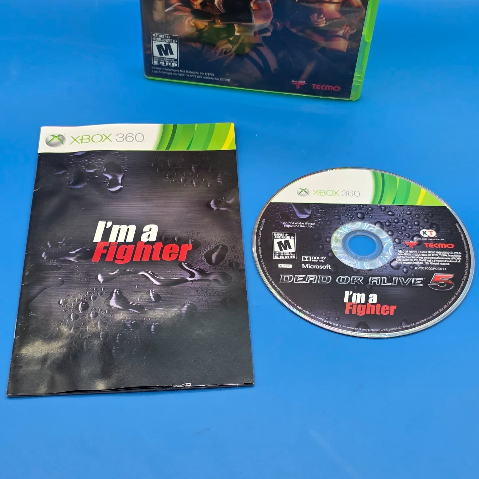 Dead or Alive 5 (Microsoft Xbox 360, 2012) CIB W/manual. Tested - Thumbnail 2