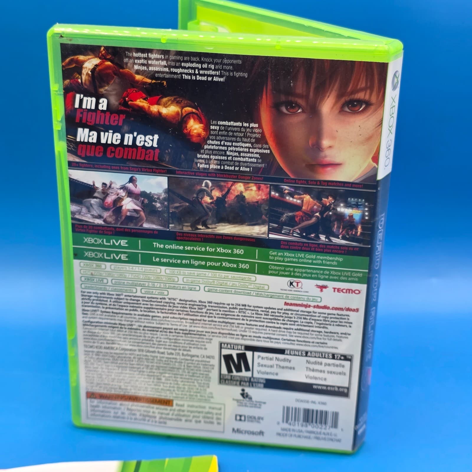 Dead or Alive 5 (Microsoft Xbox 360, 2012) CIB W/manual. Tested - Thumbnail 4