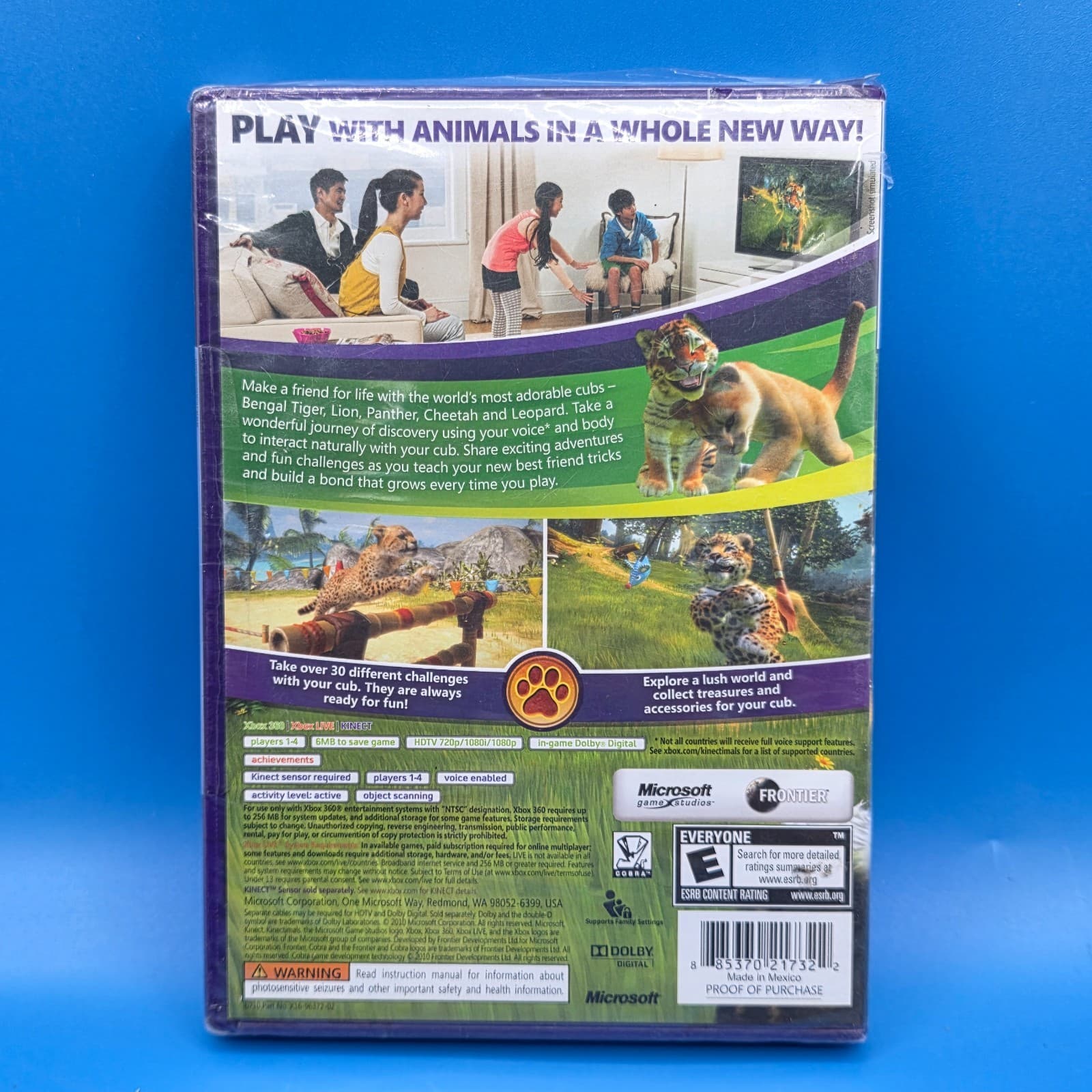 Kinectimals for XBOX 360 by Microsoft - BRAND NEW and FACTORY SEALED - Thumbnail 2