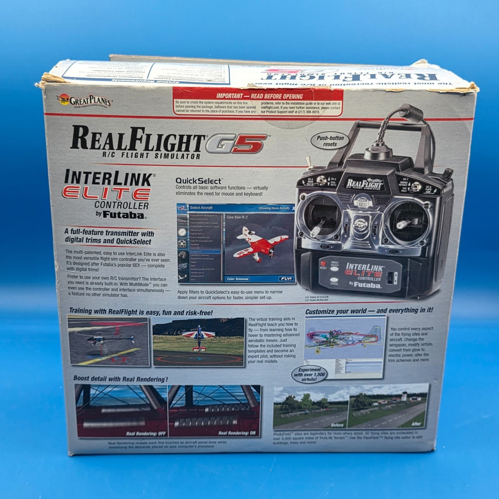REALFLIGHT G5 w/ Interlink Controller RC Remote Control Simulator 2009 - Thumbnail 11