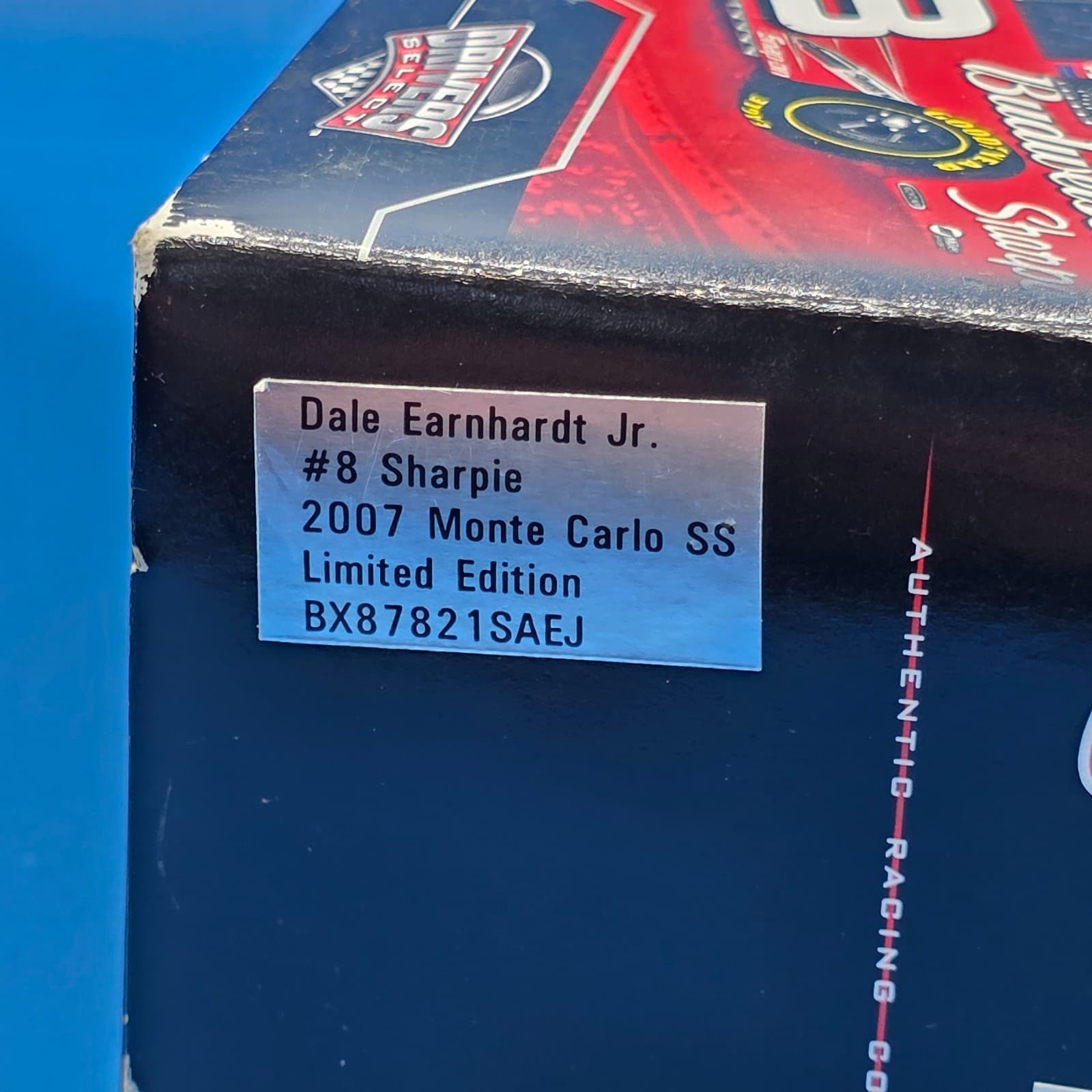 2007 Dale Earnhardt Jr. #8 Sharpie Monte Carlo SS 1/24 Action Diecast Limited Ed - Thumbnail 4