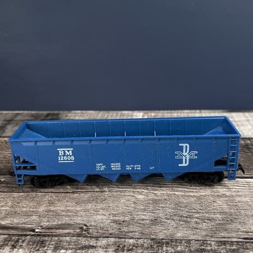 Vintage TYCO HO Scale Boston & Maine BM 12608 Hopper Car Model Train - Thumbnail 2
