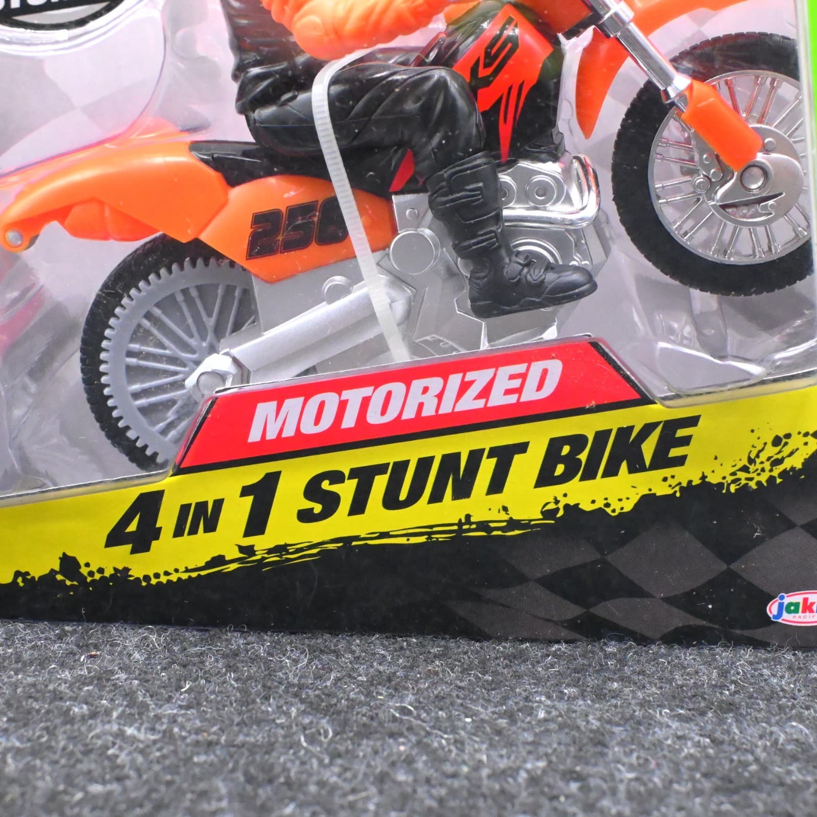 MXS Motocross Bike Toy 2016 Moto 4 in 1 Stunt Bike Motorized Orange - Thumbnail 2