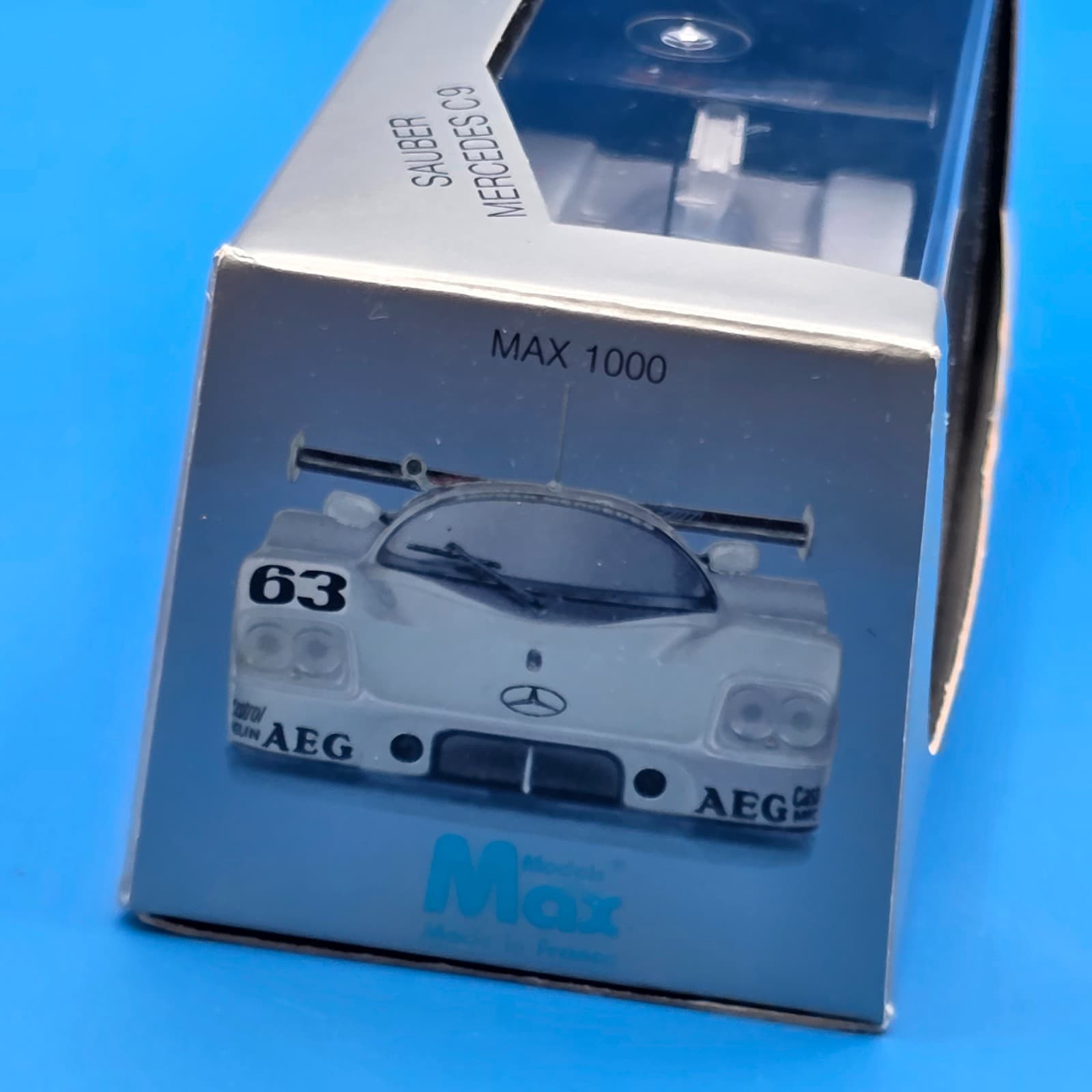 MAX Models Sauber Mercedes C9 Silberpfeil 1989 1:43 Scale Model Car - France - Thumbnail 7