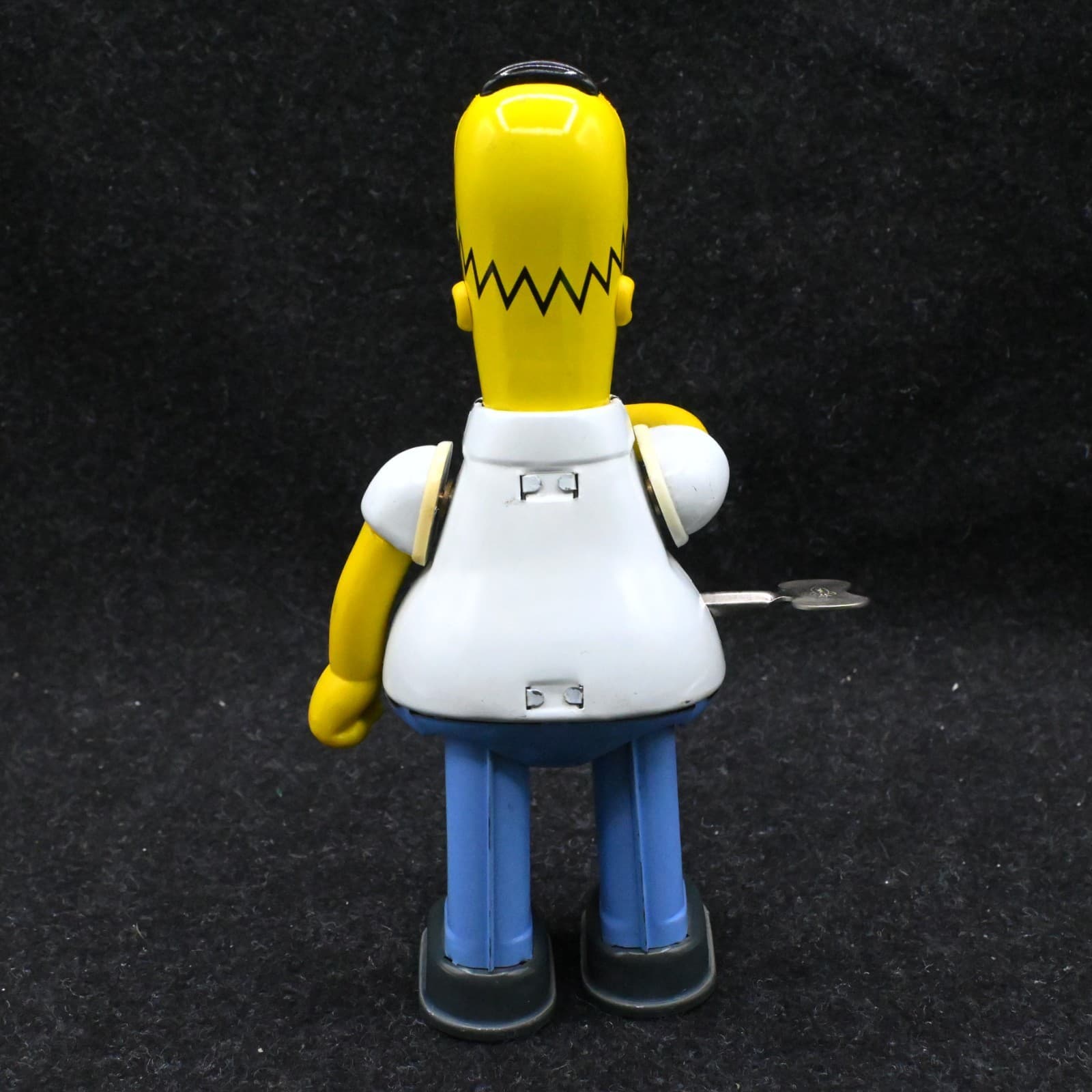 The Simpsons HOMER 9" Tin Wind-Up Action Figure w/Duff Beer 2002 Rocket USA MIB - Thumbnail 4