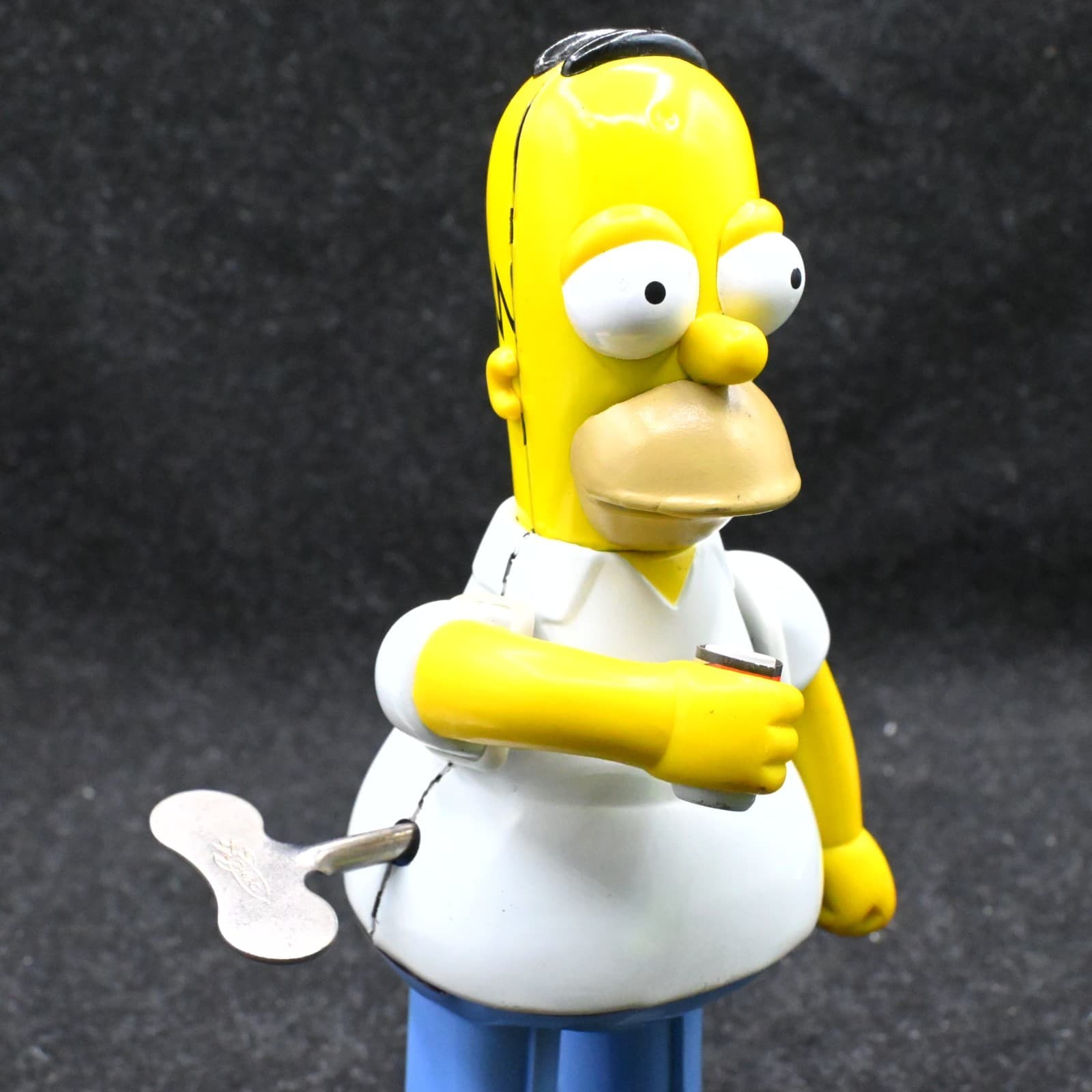 The Simpsons HOMER 9" Tin Wind-Up Action Figure w/Duff Beer 2002 Rocket USA MIB - Thumbnail 9