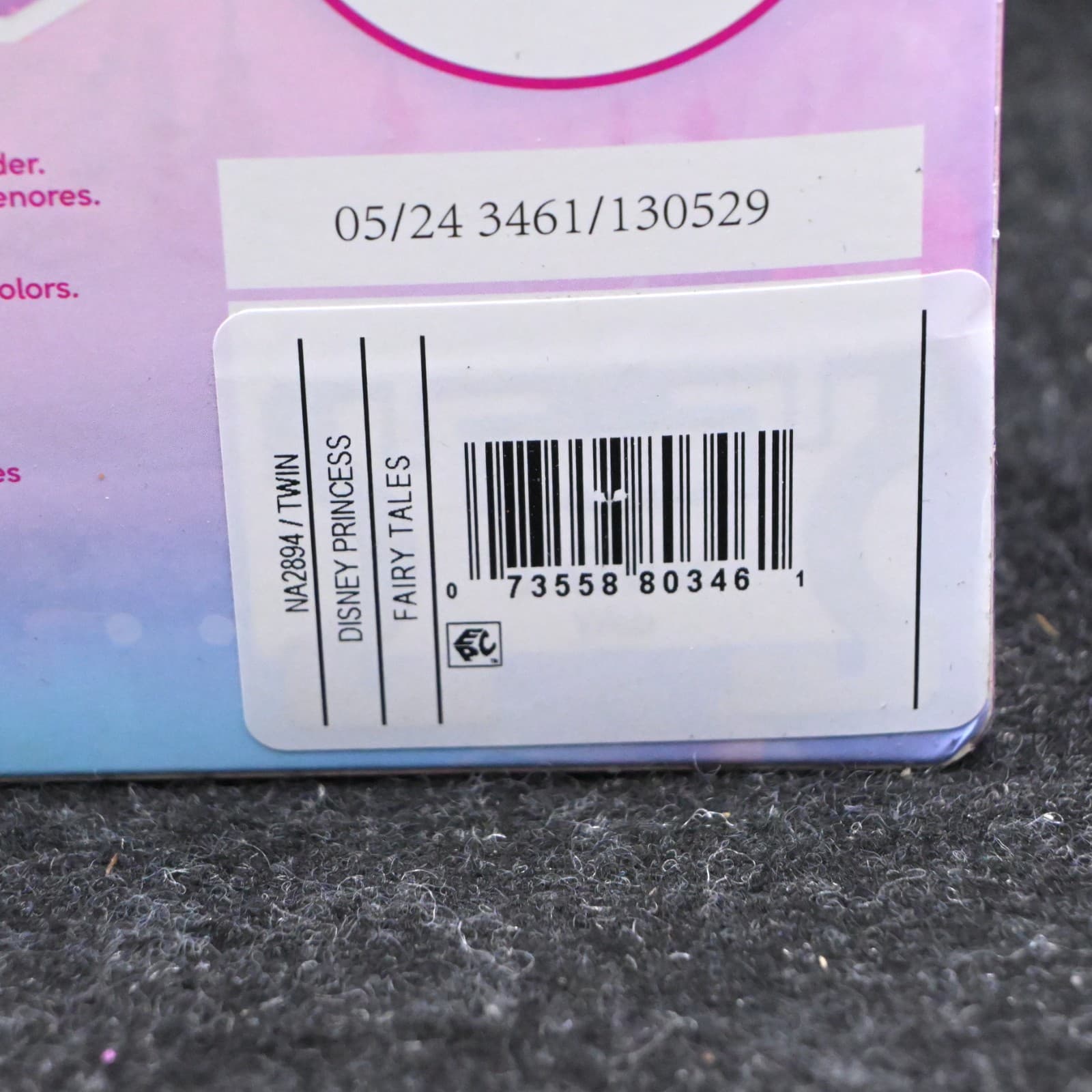 Disney Princess Fairy Tales Sheet Set-3 Pc Set -TWIN, Belle & Moana…New - Thumbnail 6
