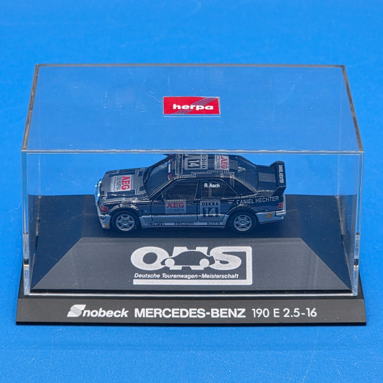 Minichamps Mercedes-Benz 190 E Evo 1 #15 Team Snobeck Cudini 1990 1:43 - Thumbnail 10