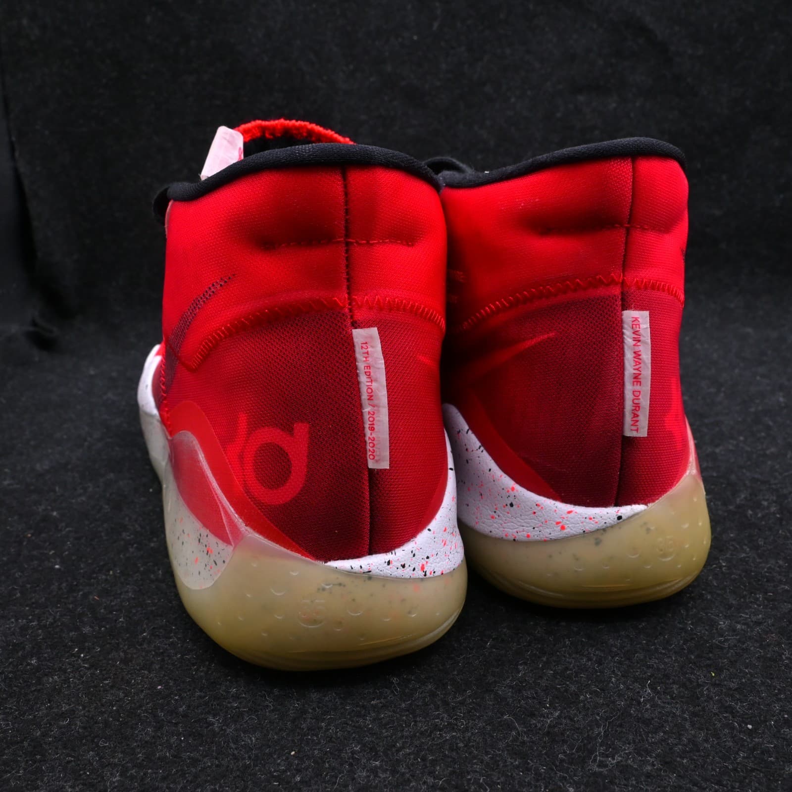 Nike Zoom KD 12 Mens Size 11.5 University Red Basketball Shoes AR4229-600 - Thumbnail 6