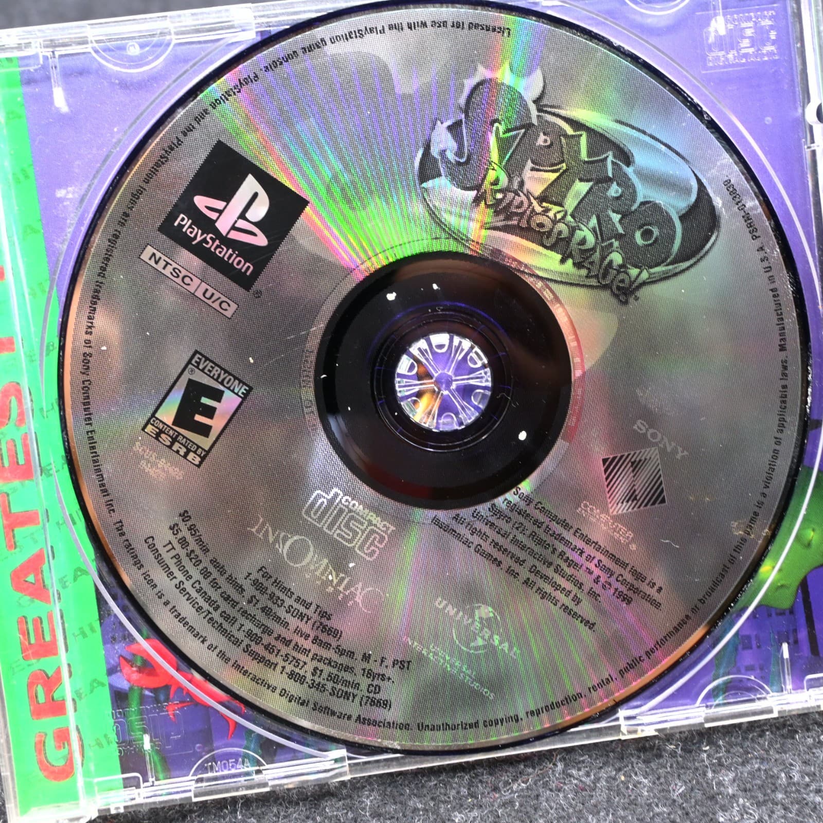 Spyro Ripto's Rage (Sony PlayStation 1 PS1, 1999) Disc Only, Tested - Thumbnail 3