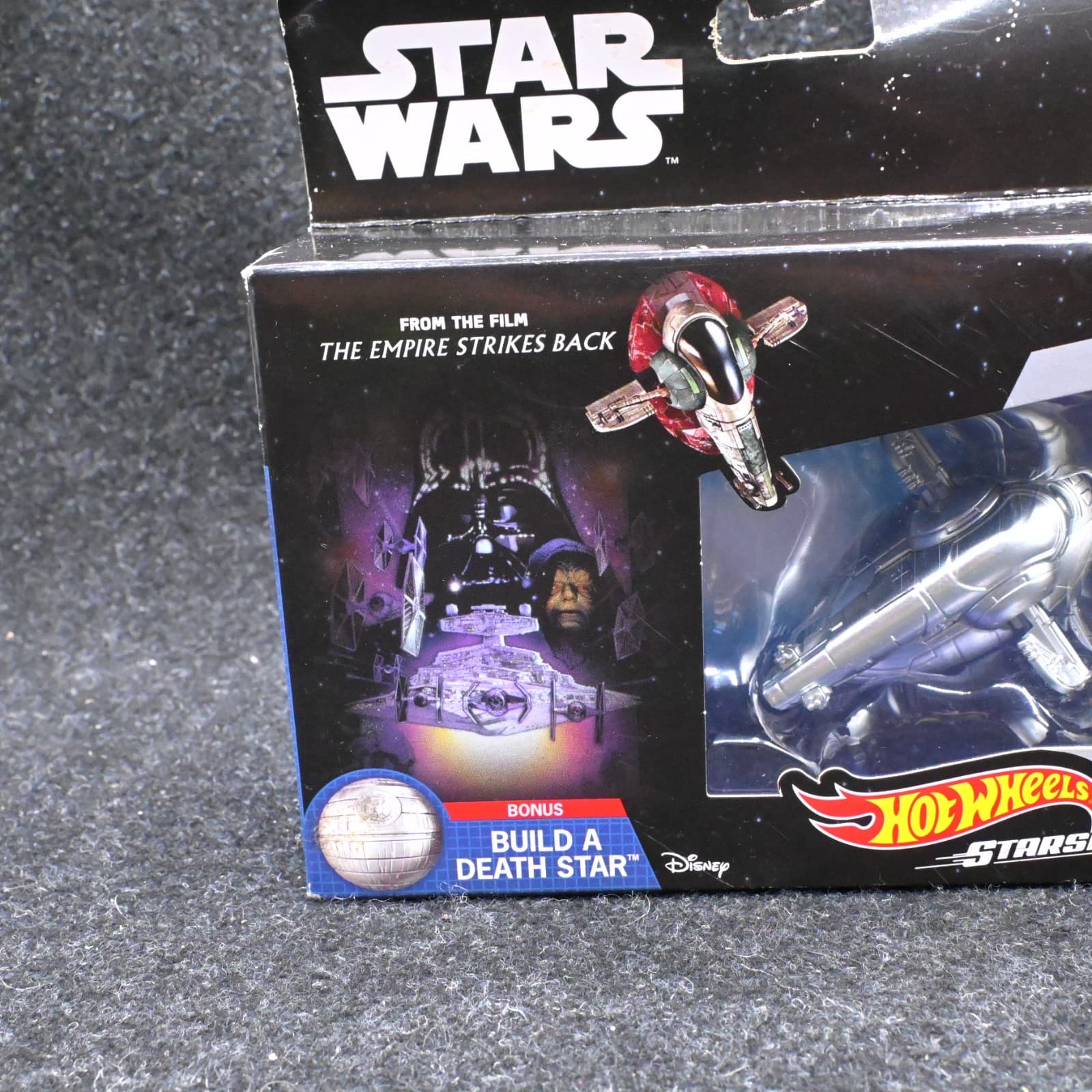2018 Star Wars Boba Fett Slave 1 Hot Wheels Starships Commemorative Series 5 B - Thumbnail 4