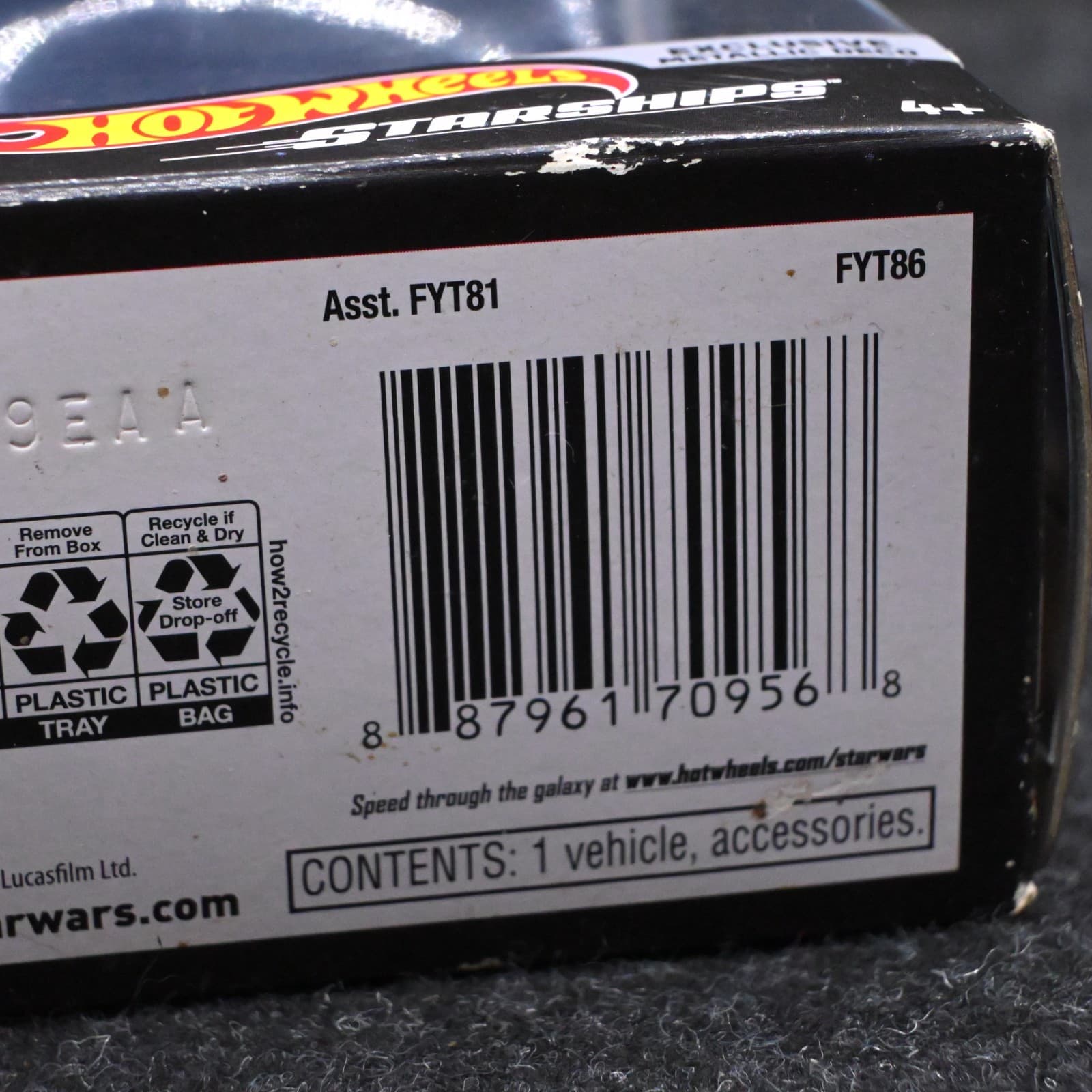 2018 Star Wars Boba Fett Slave 1 Hot Wheels Starships Commemorative Series 5 B - Thumbnail 9