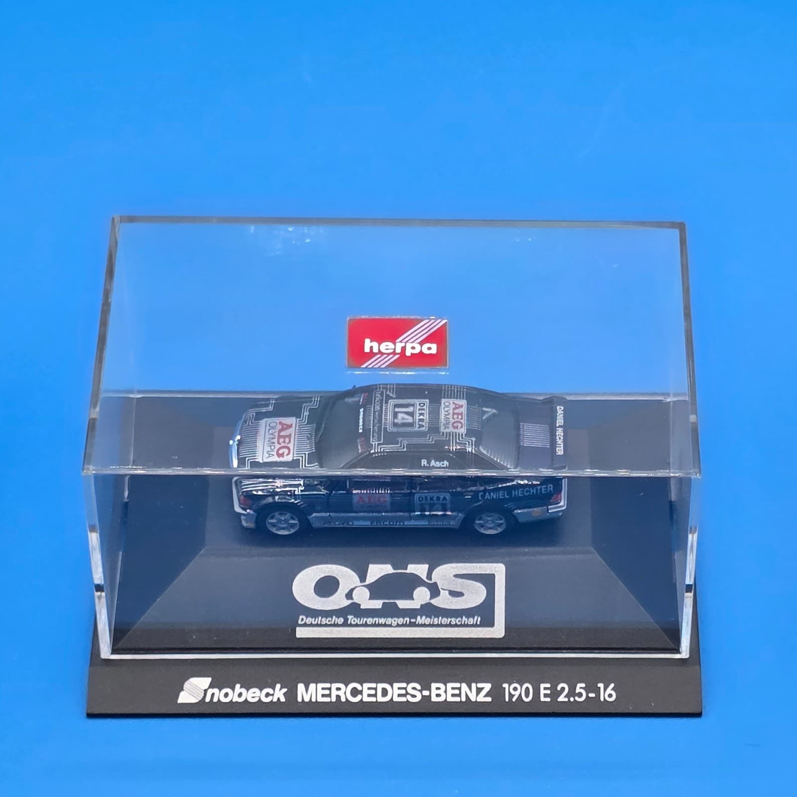 Minichamps Mercedes-Benz 190 E Evo 1 #15 Team Snobeck Cudini 1990 1:43 - Thumbnail 6