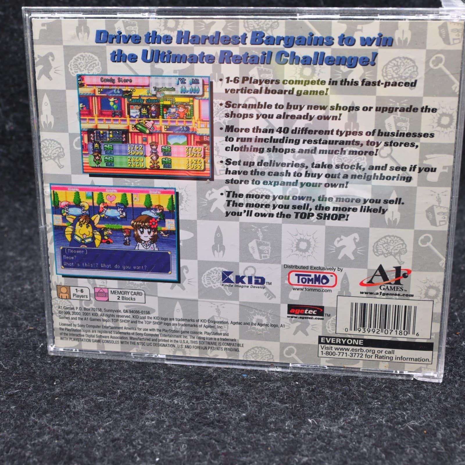 Board Game Top Shop (Sony PlayStation 1, PS1 / PSX) – CIB Complete w/ Manual - Thumbnail 4