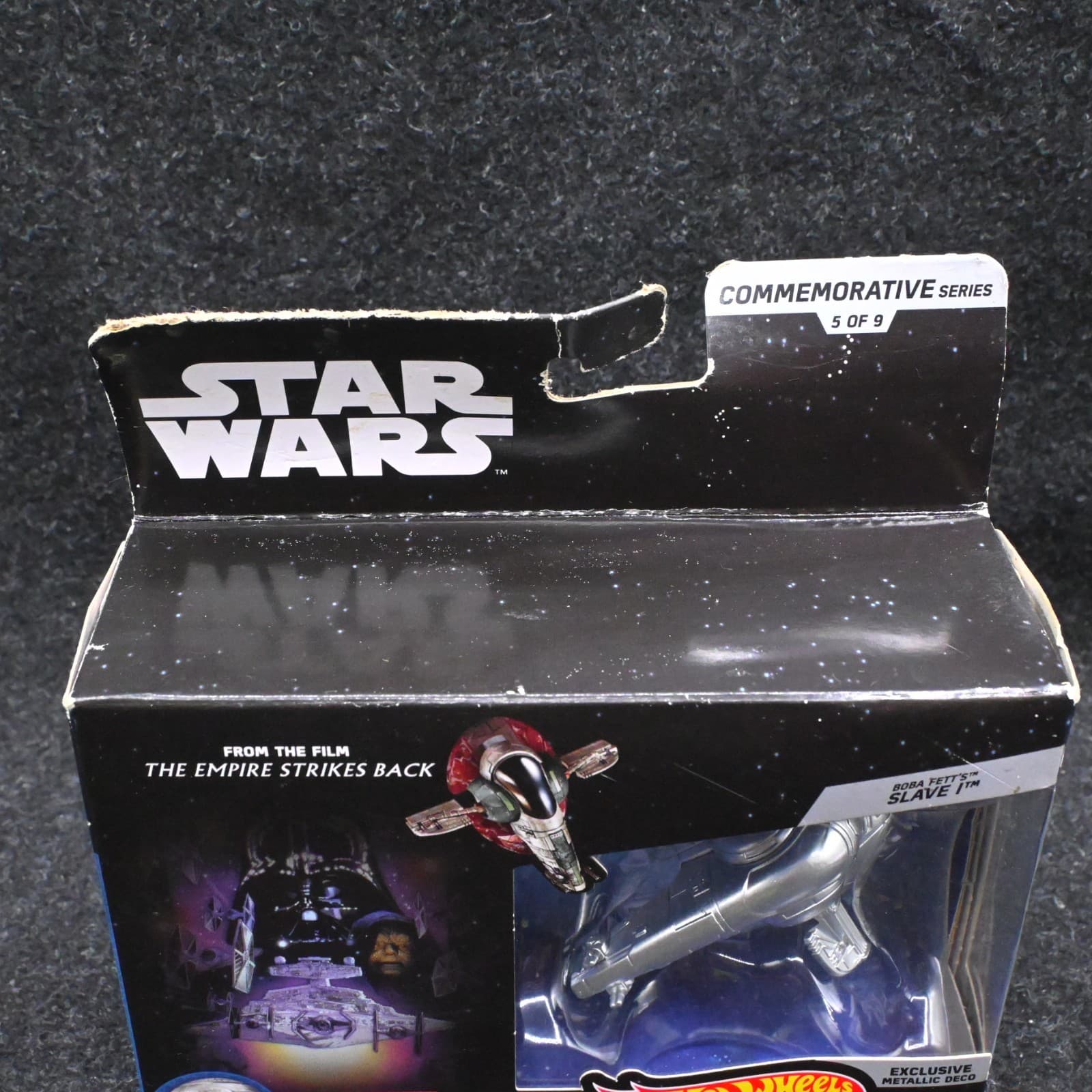 2018 Star Wars Boba Fett Slave 1 Hot Wheels Starships Commemorative Series 5 B - Thumbnail 5