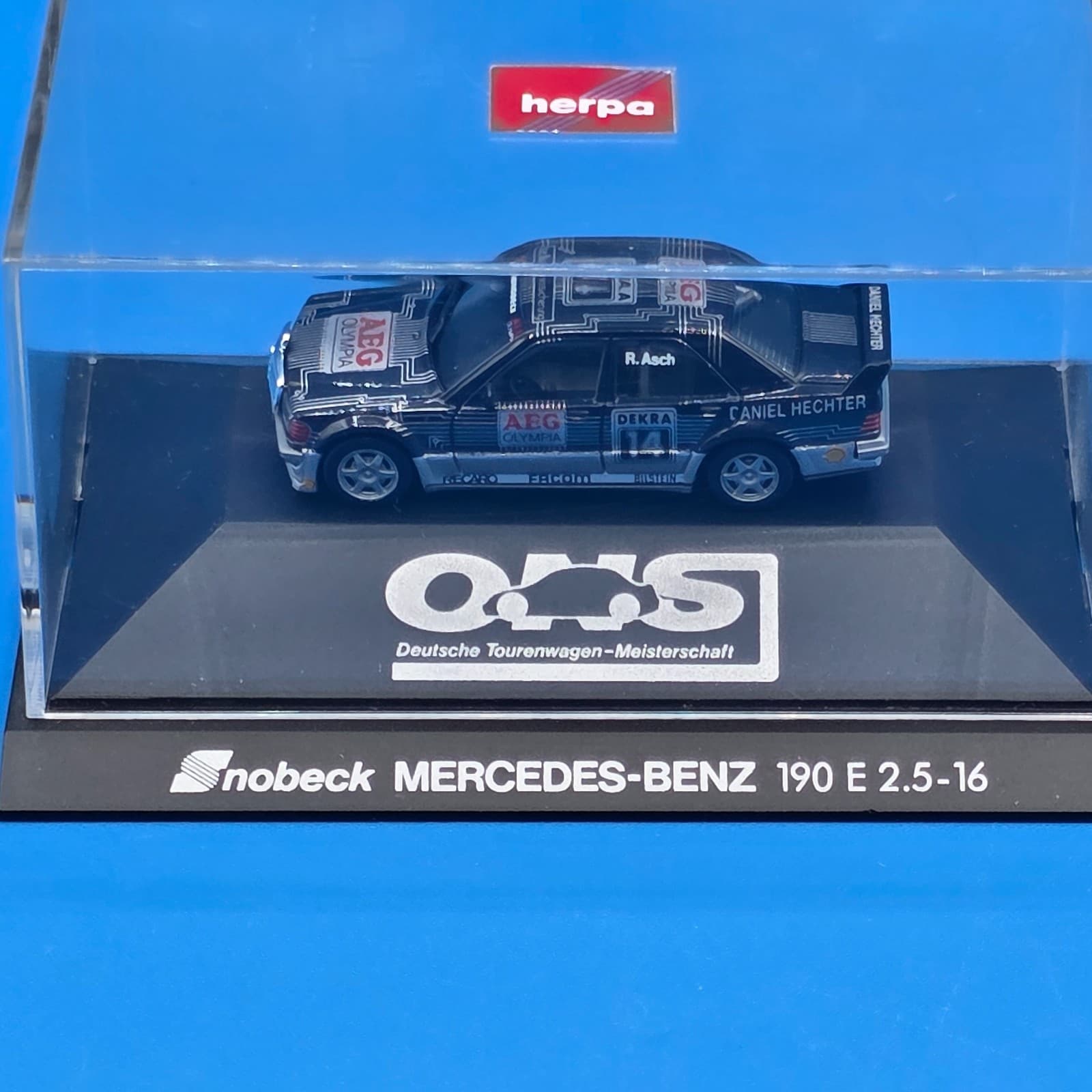Minichamps Mercedes-Benz 190 E Evo 1 #15 Team Snobeck Cudini 1990 1:43 - Thumbnail 8
