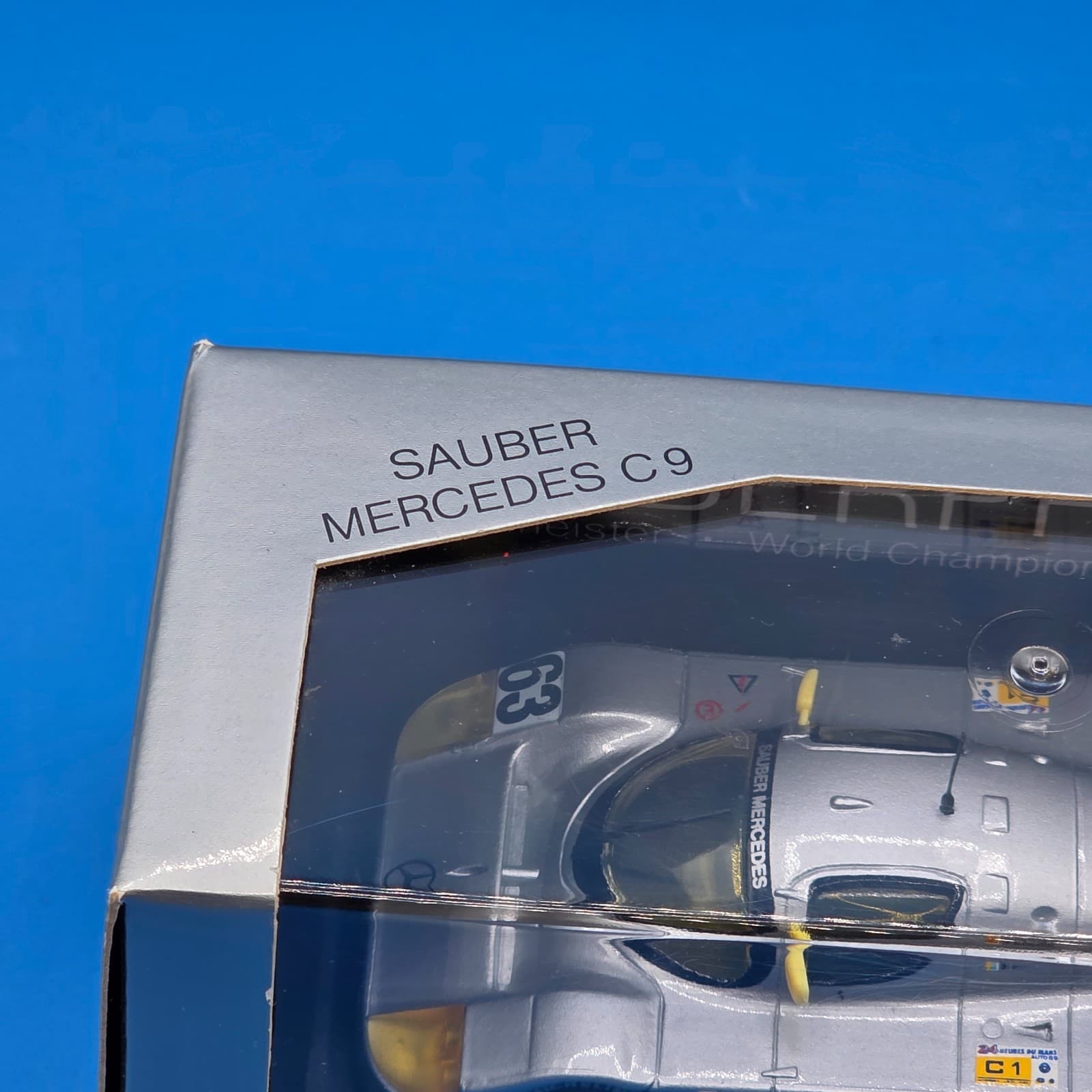 MAX Models Sauber Mercedes C9 Silberpfeil 1989 1:43 Scale Model Car - France - Thumbnail 3