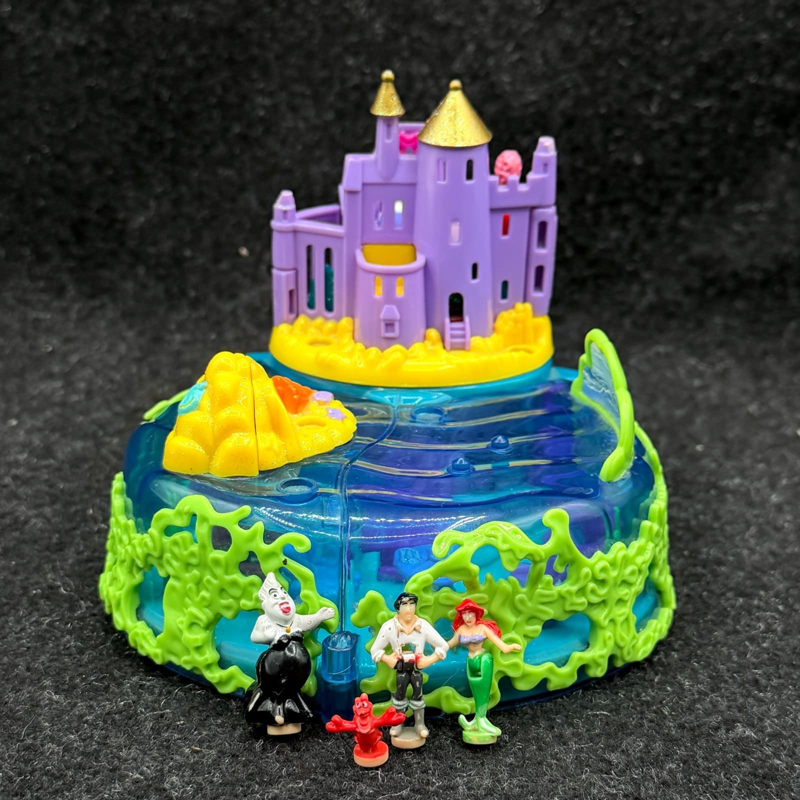 Polly Pocket Vintage Disney Ariel Under Sea Kingdom Little Mermaid Bluebird 90s
