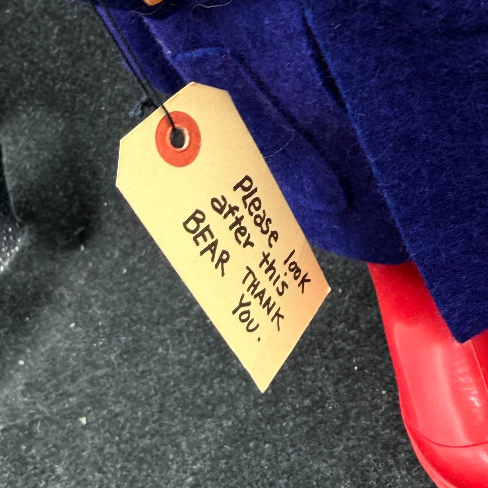 Vtg 1975 Eden Toys Paddington Bear Darkest Peru 13” Plush Coat Hat & Rain Boots - Thumbnail 4