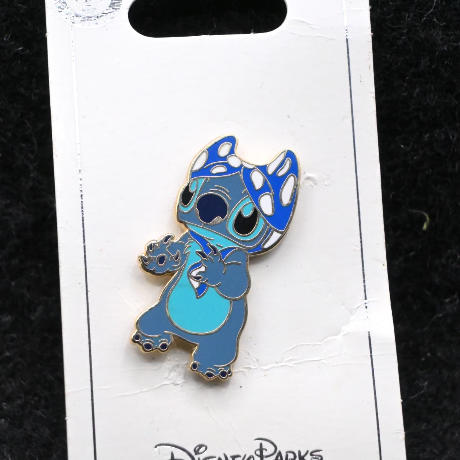 Disney 2003 Stitch Wearing Bikini Top on Head Trading Pin Lilo And Stitch - Thumbnail 2