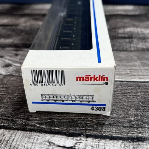 Marklin 4308 Ho scale Double Compartment Car of the DRG Made in Germany - Thumbnail 8