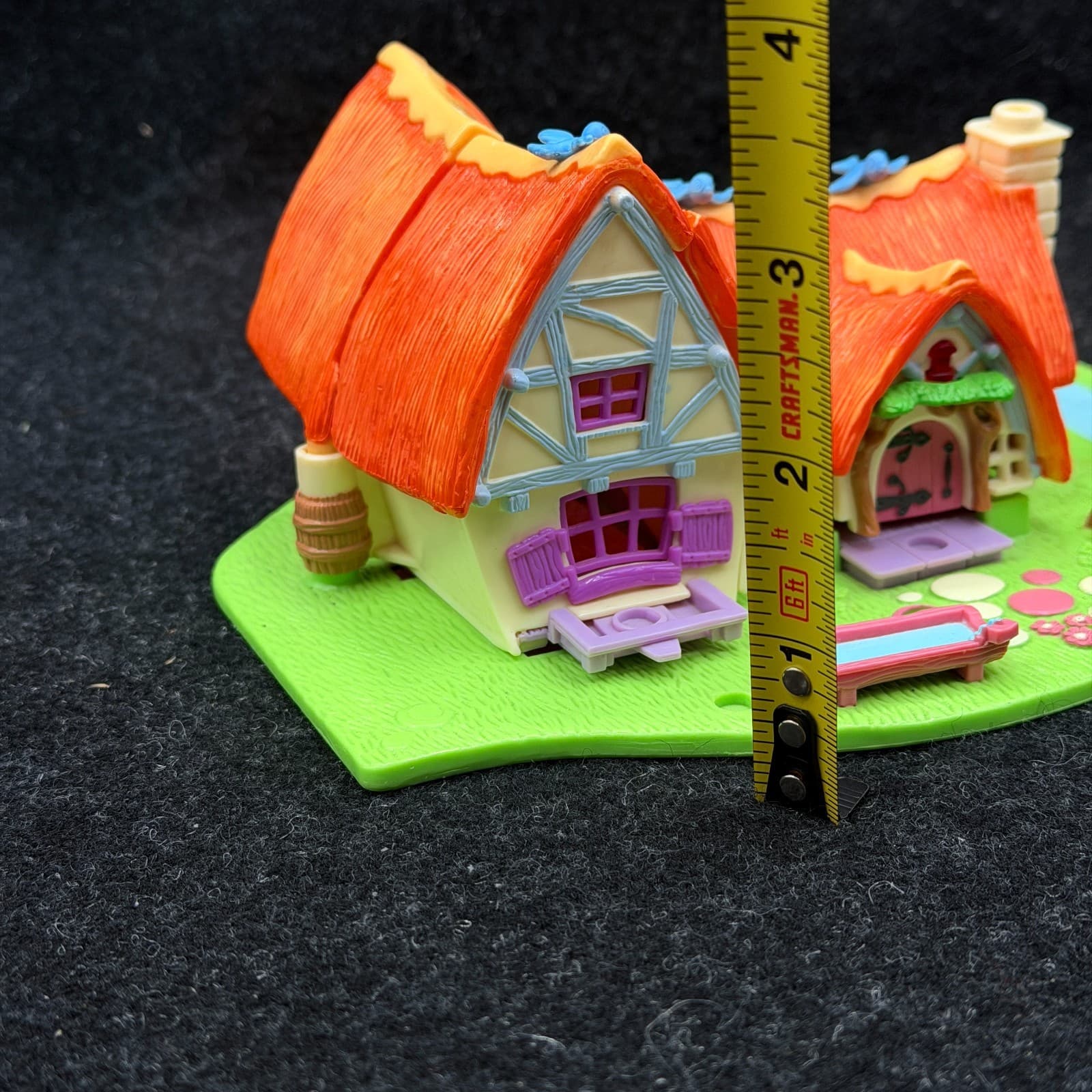 VTG Bluebird Polly Pocket Disney Snow White and the Seven Dwarfs Cottage Figures - Thumbnail 15
