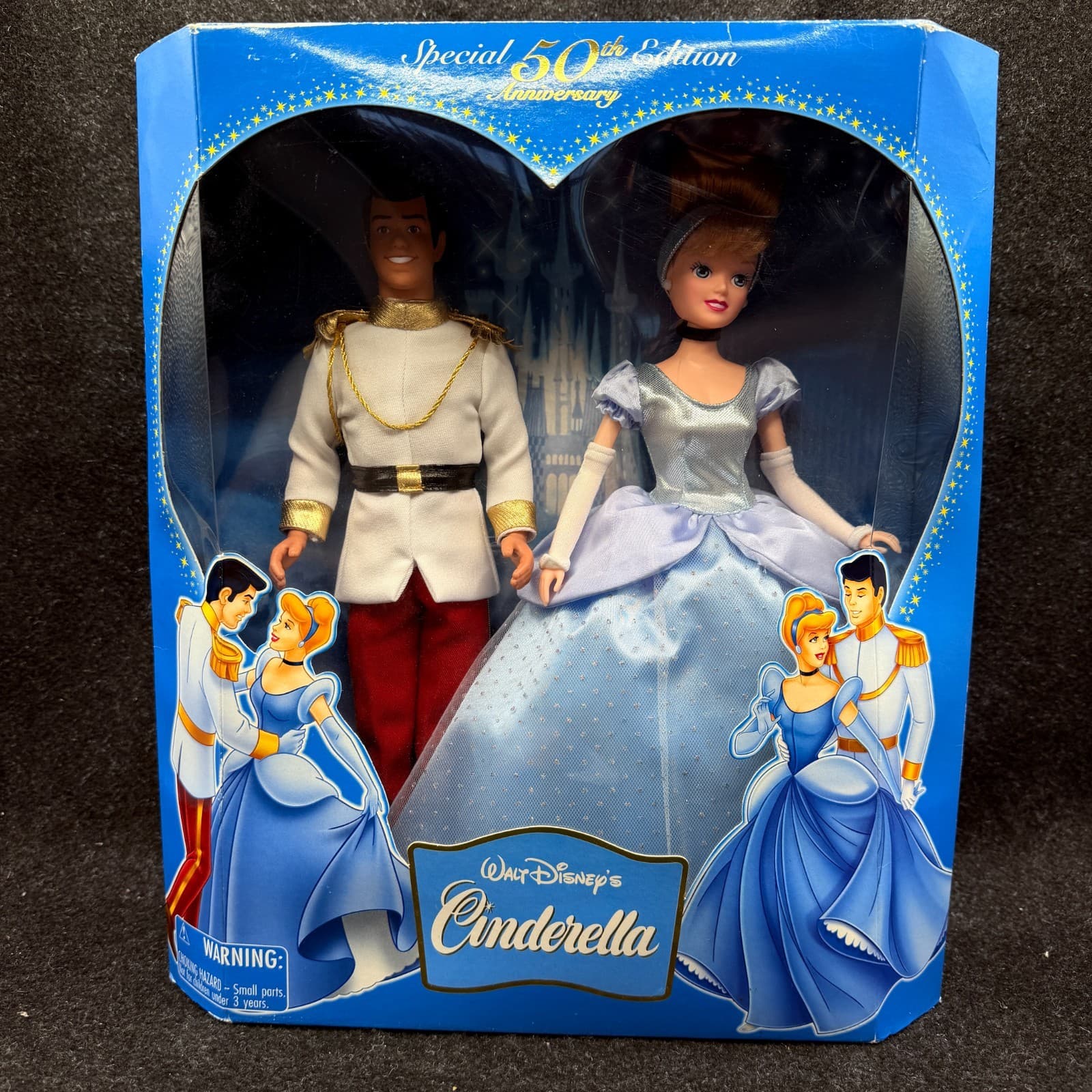 Disney Cinderella & Prince Charming Special 50th Anniversary Fashion Doll Set
