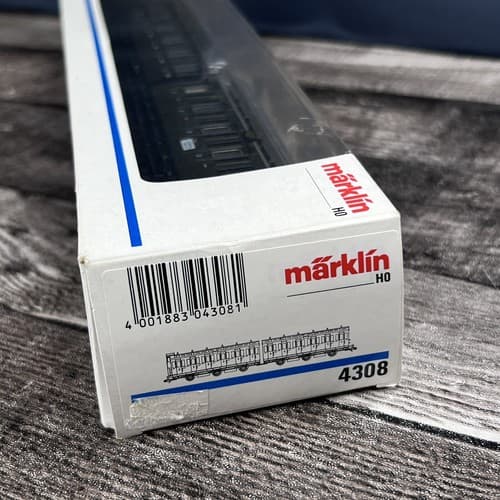 Marklin 4308 Ho scale Double Compartment Car of the DRG Made in Germany - Thumbnail 6