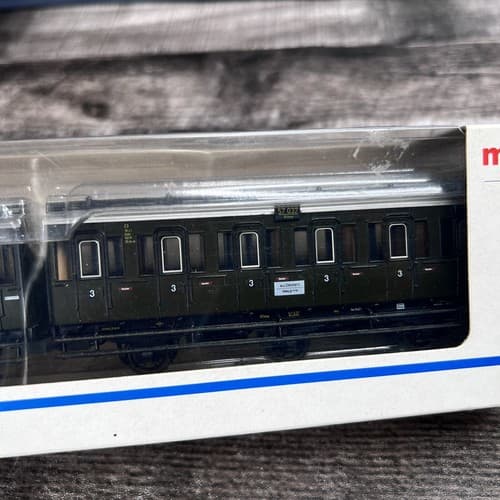 Marklin 4308 Ho scale Double Compartment Car of the DRG Made in Germany - Thumbnail 5