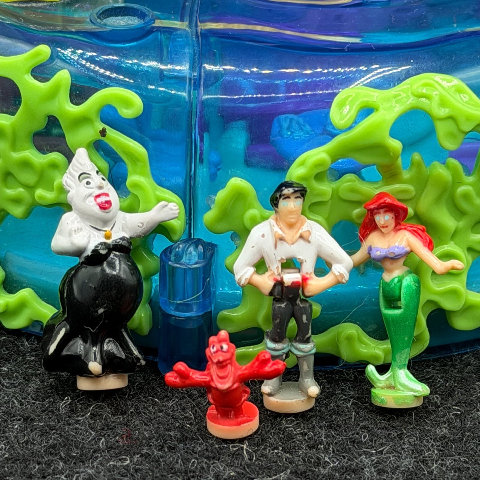 Polly Pocket Vintage Disney Ariel Under Sea Kingdom Little Mermaid Bluebird 90s - Thumbnail 2