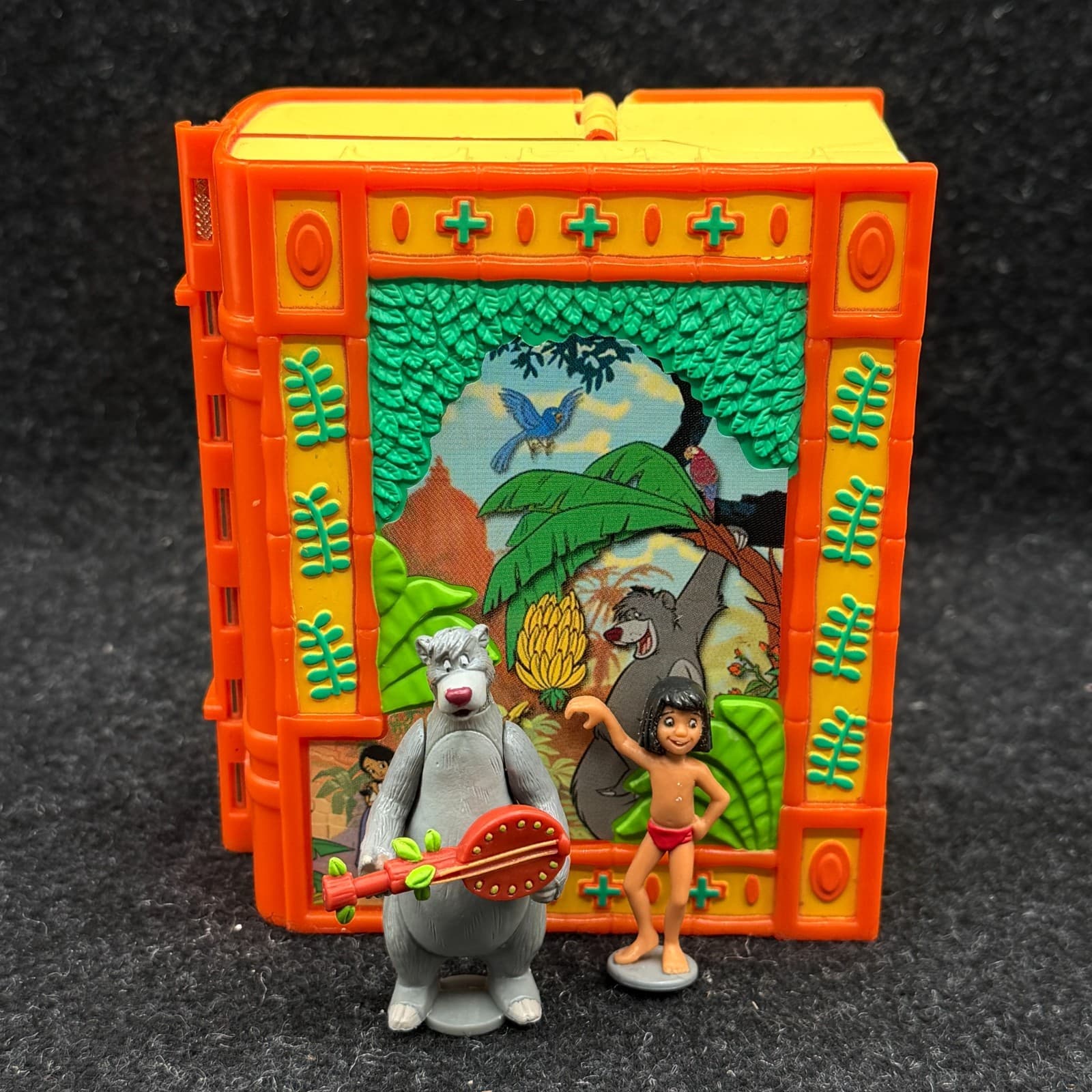 Disney Jungle Book 2 MOWGLI'S SWINGIN' ADVENTURE Micro Playset 2002 INCOMPLETE