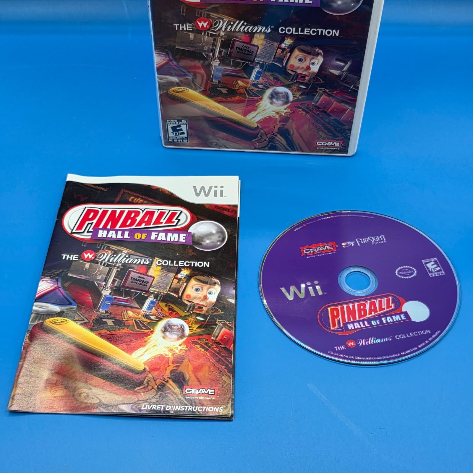 Pinball Hall of Fame: The Williams Collection (Nintendo Wii, 2008) CIB - Tested - Thumbnail 2