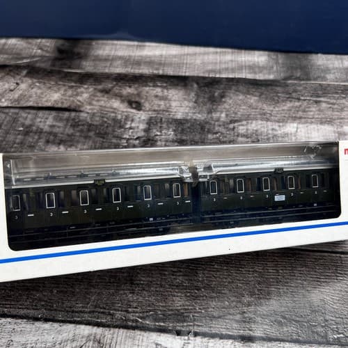 Marklin 4308 Ho scale Double Compartment Car of the DRG Made in Germany - Thumbnail 3