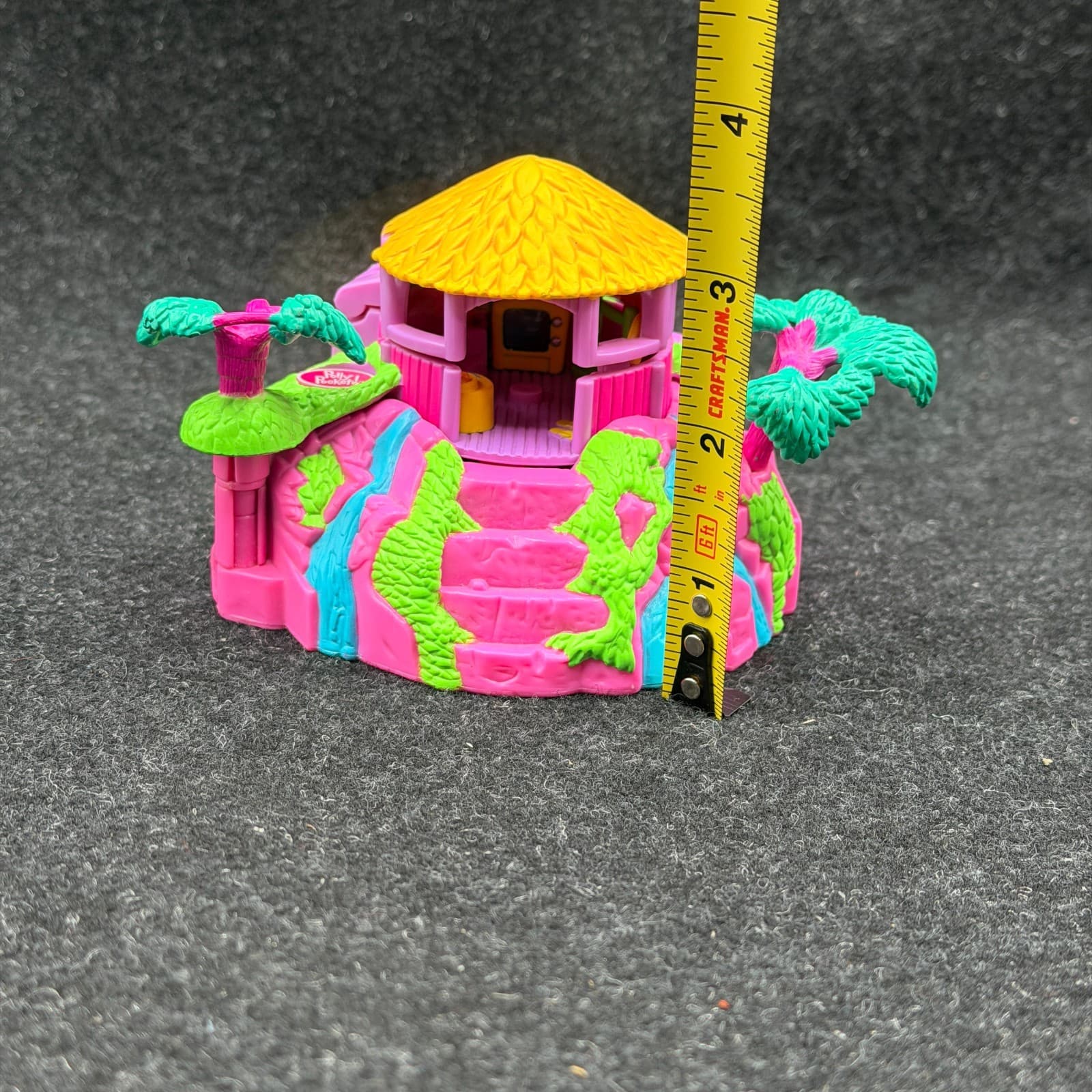 2000 Polly Pocket Vintage Pink Tropical Pets Compact & 1 Figure Bluebird Playset - Thumbnail 8