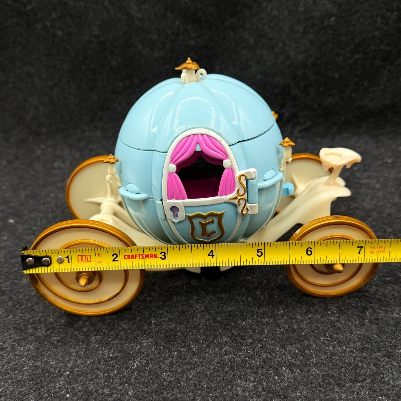 VTG 1999 Polly Pocket Cinderella Carriage With Figures NO KEY - Thumbnail 8