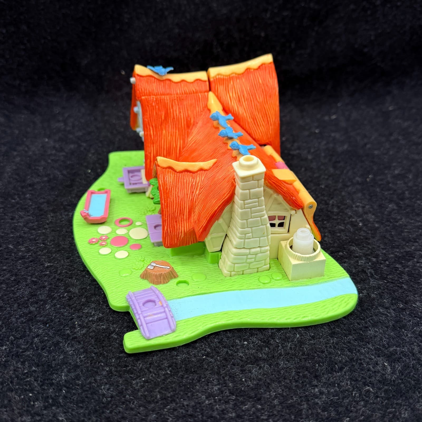 VTG Bluebird Polly Pocket Disney Snow White and the Seven Dwarfs Cottage Figures - Thumbnail 9