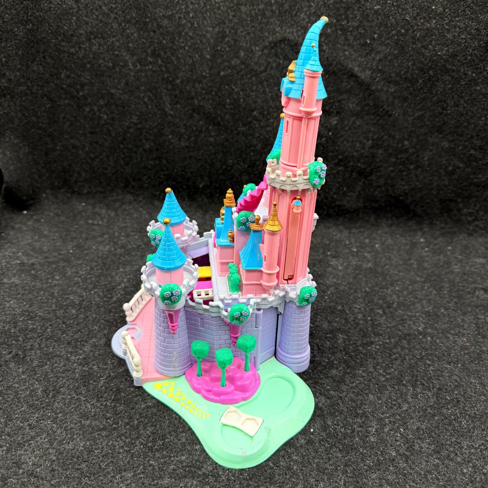 Bluebird 1995 Disney Polly Pocket Cinderella Castle Working No Figures - Thumbnail 4