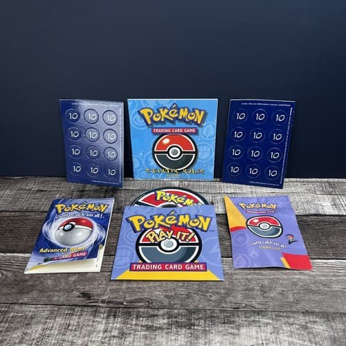 Vintage 2000 Wizards of the Coast Pokémon Unused Unpunched Counters & other