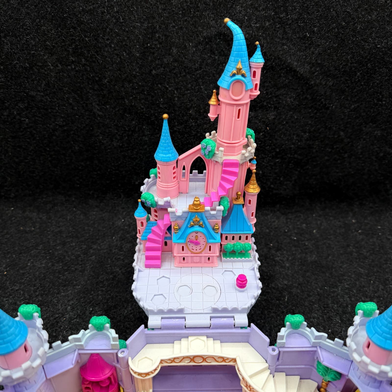 Bluebird 1995 Disney Polly Pocket Cinderella Castle Working No Figures - Thumbnail 10